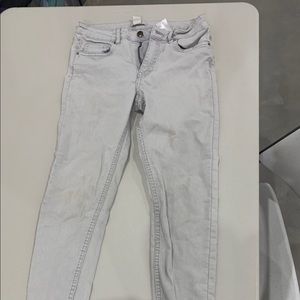 light grey jeans